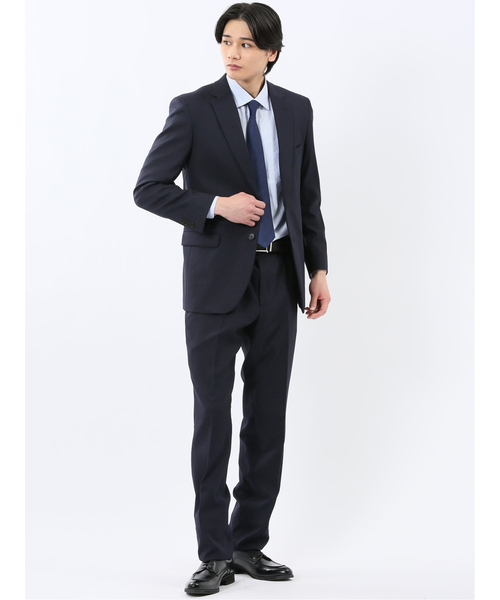 ストレッチウォッシャブル レギュラーフィット 2ボタン2ピーススーツ
