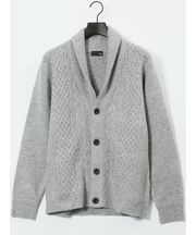 ハンドウォッシャブル ストレッチ ショールカーディガン