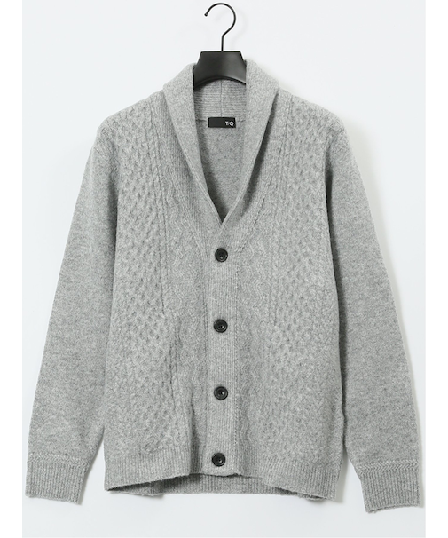 ハンドウォッシャブル ストレッチ ショールカーディガン