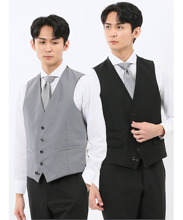 フォーマル リバーシブルベスト