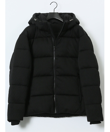 カットジャガード フード脱着 中綿ブルゾン