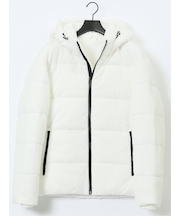 カットジャガード フード脱着 中綿ブルゾン