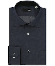 イージーアイロン NEWスタンダードフィット ワイドカラー長袖シャツ