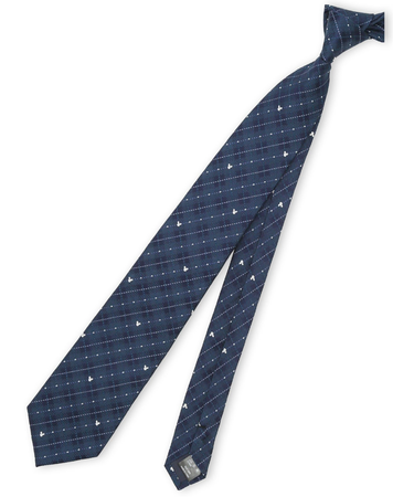 ディズニー/DISNEY シルク小紋柄 レギュラータイ 8.0cm幅