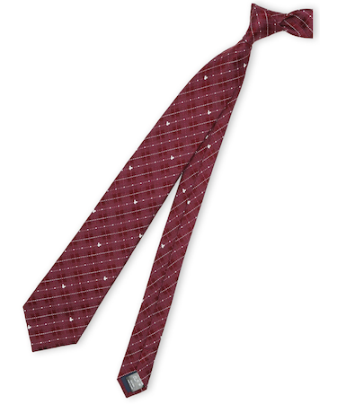 ディズニー/DISNEY シルク小紋柄 レギュラータイ 8.0cm幅