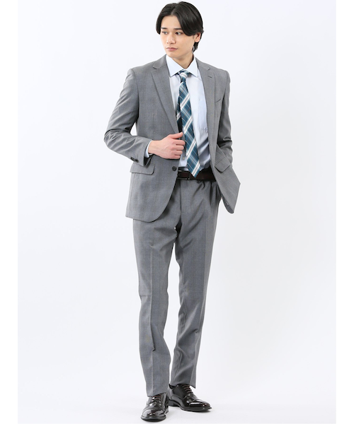 ストレッチウォッシャブル スリムフィット 2ボタン2ピーススーツ
