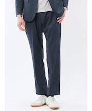 ストレッチポンチ スリムフィット ノータックスラックス 紺(セットアップ可能)