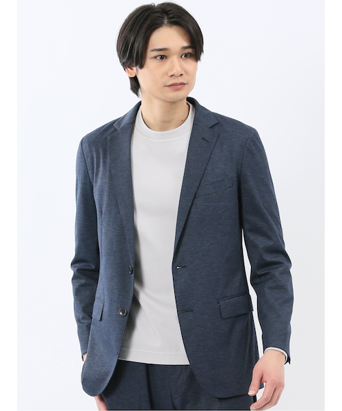 定価104,500円【ダカイン】センダーストレッチジャケット マンパスノボ ストレッチポンチ スリムフィット 2ボタンジャケット 紺(セットアップ
