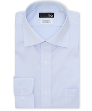 綿100% ノンアイロン NEWスタンダードフィット ワイドカラー長袖シャツ