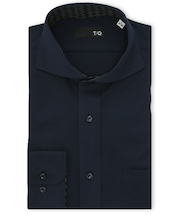 ノンアイロンストレッチ NEWスタンダードフィット カッタウェイ長袖ニットシャツ