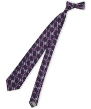 シルク ラインストーン付き ナロータイ 7.0cm幅