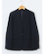 ダブルクロス カラーレスジャケット 紺(セットアップ可能)