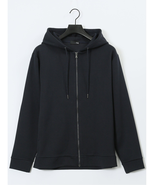ストレッチ ブリスターツイル フルジップパーカー