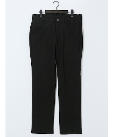 クロスストレッチ スリムパンツ ジャガード