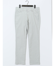 クロスストレッチ スリムパンツ ジャガード