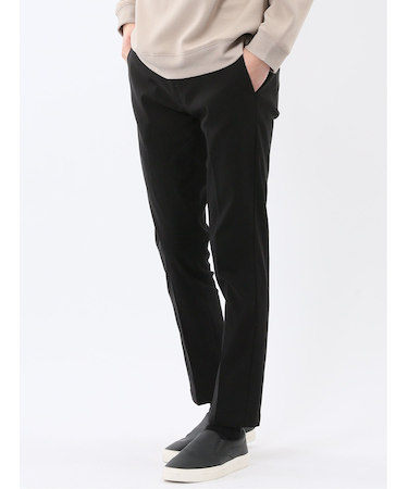 クロスストレッチ トラウザーパンツ ヘリンボン