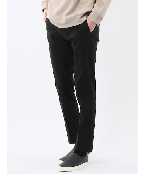 クロスストレッチ トラウザーパンツ ヘリンボン