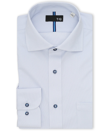 ノンアイロンストレッチ NEWスタンダードフィット カッタウェイ長袖ニットシャツ