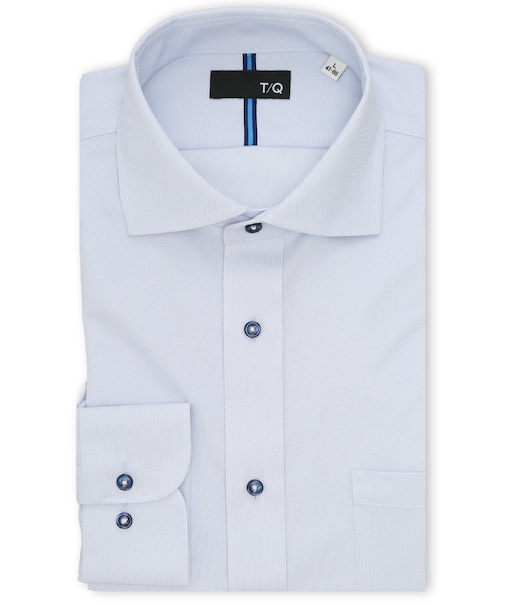 ノンアイロンストレッチ NEWスタンダードフィット カッタウェイ長袖ニットシャツ