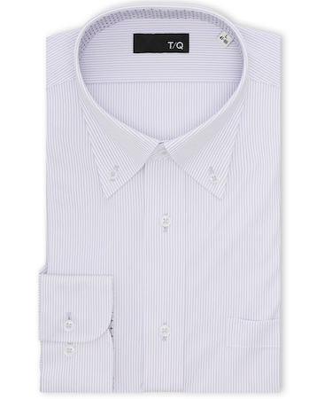 ノンアイロンストレッチ NEWスタンダードフィット ボタンダウン長袖ニットシャツ