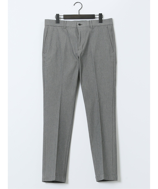 クロスストレッチ トラウザーパンツ バーズアイ