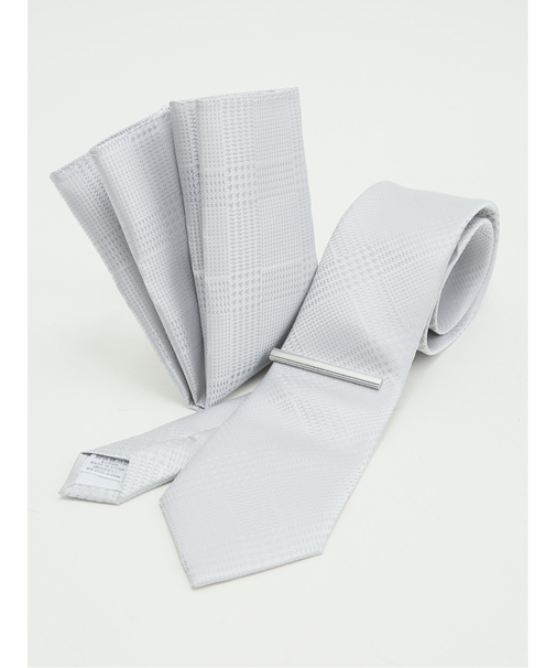 フォーマルネクタイ＆チーフ＆タイバー BOXセット ストライプ