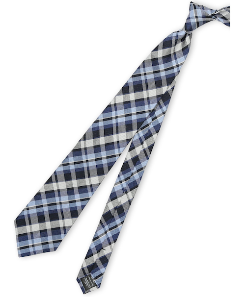 ニューヨーカーブルー/NEWYORKER BLUE シルクレギュラータイ 8.0cm幅