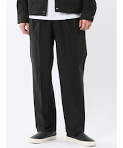 撥水ストレッチ ワイドテーパードパンツ(セットアップ可能)