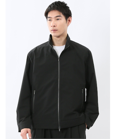 撥水ストレッチ スタンドショートブルゾン(セットアップ可能)