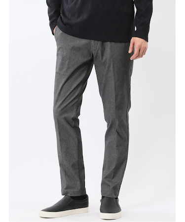 クロスストレッチ トラウザーパンツ ツイル