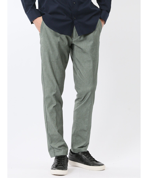 クロスストレッチ トラウザーパンツ ツイル