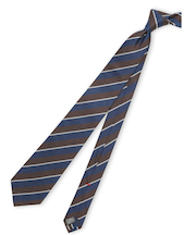 セッテピエゲ シルクストライプ柄 レギュラータイ 8cm幅