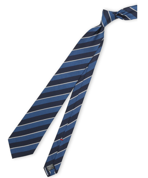 セッテピエゲ シルクストライプ柄 レギュラータイ 8cm幅