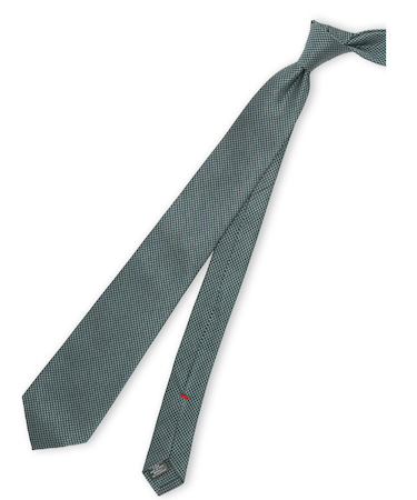 セッテピエゲ シルク小紋柄 レギュラータイ 8cm幅