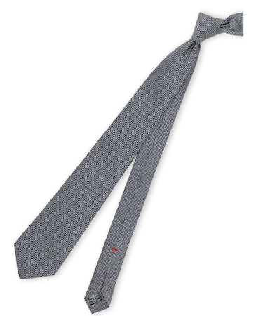 セッテピエゲ シルク小紋柄 レギュラータイ 8cm幅