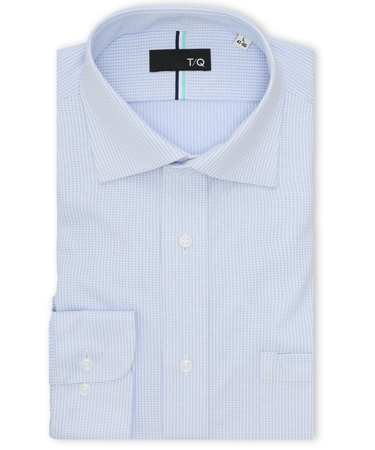 ノンアイロンストレッチ NEWスタンダードフィット ワイドカラー長袖ニットシャツ