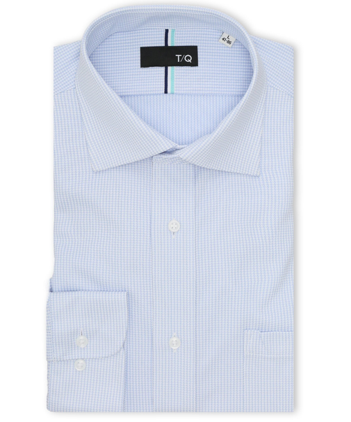 ノンアイロンストレッチ NEWスタンダードフィット ワイドカラー長袖ニットシャツ