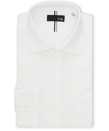 ノンアイロンストレッチ NEWスタンダードフィット ワイドカラー長袖ニットシャツ