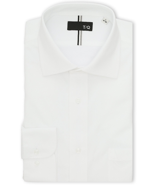 ノンアイロンストレッチ NEWスタンダードフィット ワイドカラー長袖ニットシャツ