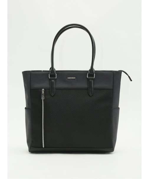 ブロックチェック トートバッグ A4対応