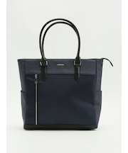 ブロックチェック トートバッグ A4対応