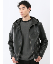 ハンドウォッシャブル フーデットブルゾン