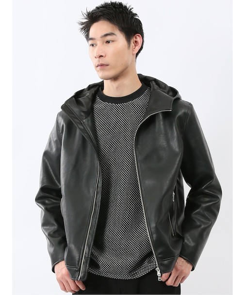 ハンドウォッシャブル フーデットブルゾン