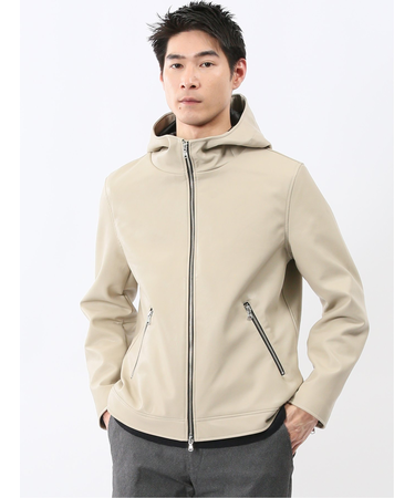 ハンドウォッシャブル フーデットブルゾン