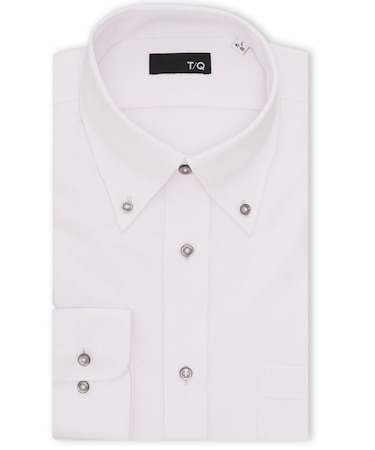 ノンアイロンストレッチ NEWスタンダードフィット ボタンダウン長袖ニットシャツ