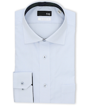 クールファクター NEWスタンダードフィット ワイドカラー 長袖シャツ