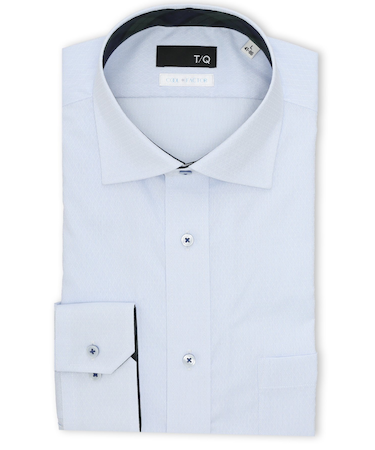 クールファクター NEWスタンダードフィット ワイドカラー 長袖シャツ