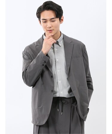 ストレッチ ナチュラルワッシャー 2ボタンジャケット(セットアップ可能)