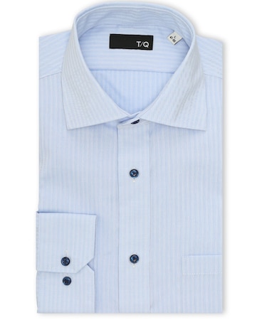 ノンアイロン NEWスタンダードフィット ワイドカラー長袖シャツ