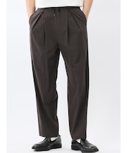 ストレッチ ナチュラルワッシャー ワンタックパンツ(セットアップ可能)